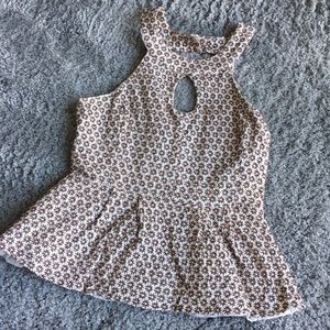 Anthropologie Embroidered Tank Top.